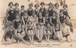 Jeux OLYMPIQUES De 1924 - Natation - Equipe Féminine Des Etats-Unis - Voyagé 1924 (voir Les 2 Scans) - Olympic Games