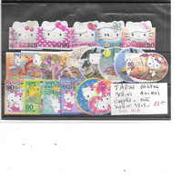 JAPON N° 3473/4809 OBL SERIES COMPLETES HELLO KITTY - Lots & Serien
