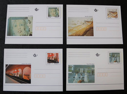 4  CARTES  POSTALES  NEUVES ** MNH    BK 50 / 51 + BK  52 / 53  ( 1996 / 97 )  COB  :  11,50 € - Cartes Postales [1951-..]