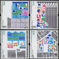Hong Kong - 2010 - Redevelopment Of Old Areas - Mint Stamp Set - Nuevos