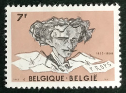 België - Belgique - C13/48 - (°)used - 1973 - Michel 1750 - Félicien Rops - Gebraucht