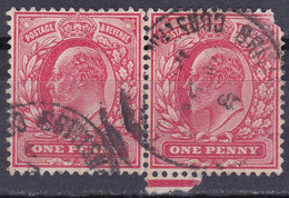 Royaume-Uni (Perf.14x14) YT 107 Mi 104IXa Année 1902 (Used °) Roi Edward VII - Used Stamps