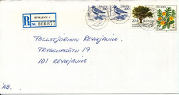 Iceland Registered Domestic Cover Reykjavik 25-5-1987 Topic Stamps - Briefe U. Dokumente