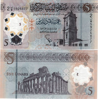 LIBYA        5 Dinars        P-W86         ND (2021)         UNC - Libia