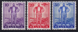 Zuschlagsausgaben/Wohltätigkeitsmarken Zumstein 2-4 / Mi. 294-296 Postfrisch/**MNH - Nuovi