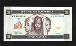 Erithrée, 1 Nakfa, 1997 Issue - Erythrée