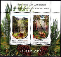 Europa Cept - 2011 - Türkish Cyprus, Zypren (Forests) - 1.Mini S/Sheet ** MNH - 2011