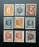 Lot De 9 Timbres - Sonstige & Ohne Zuordnung