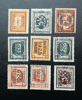 Lot De 9 Timbres - Other & Unclassified