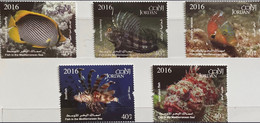 Jordan Stamp  2016 Fish In The Mediterranean Sea - Jordanien