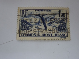 CHAMONIX 1937  Oblitération A V Oir - Used Stamps