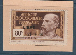 AEF N° 140Ab VARIETE 2 BOUCLE SUR FRAGMENT DE CARTE - Neufs