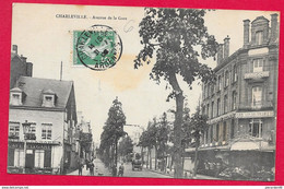 08-Charleville-Avenue De La Gare-cpa   écrite - Charleville