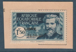 AEF N° 140Da 2 BOUCLE SUR FRAGMENT DE CARTE - Neufs