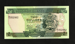 Iles Salomon, 2 Dollars, 2004-2011 ND "Arms And Flag" Issue - Isola Salomon