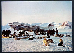 Greenland 1978 Cards  AIRCRAFT ON SKIS, SCORESBYSUND   20-11-1978  HOLSTEINSBORG ( Lot 656) - Grönland