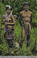 PHILIPPINES -  INFUGAO FAMILY IN THEIR NATIVE WILDS - MOUTAIN PROVINCE ISLAND OF LUZON - PHILIPPINES - CARTE COLORISEE - Philippines