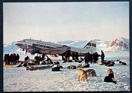 Greenland 1978 Cards  AIRCRAFT ON SKIS, SCORESBYSUND   20-11-1978  HOLSTEINSBORG ( Lot 659) - Grönland