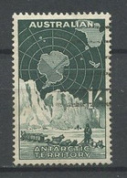 ANTARCTIQUE AAT 1959 N° 4 Oblitéré Used Sperbe C 5 € Attelage De Chiens Dogs Iceberg - Used Stamps