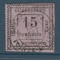 GUADELOUPE TAXE N° 8 OBLITERE TTB - Segnatasse