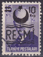 Turquie (Service) YT 31 Mi 32I Année 1955 (Used °) RESMI - Official Stamps