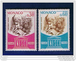 UNESCO - Y&T : 700/701 - 1966*** - Other & Unclassified