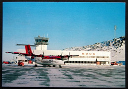 Greenland 1980 Cards  GODTHÅB AIRPORT 7-11-1980  DUNDAS  ( Lot 667) - Grönland