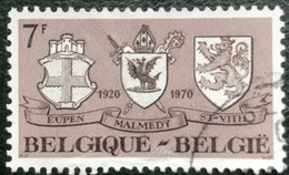 België - Belgique - C4/62 - (°)used - 1970 - Michel 1620 - Aansluiting Duitse Kantons - Gebraucht