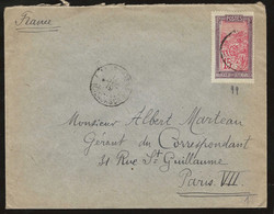 ENVELOPPE / MADAGASCAR / POUR PARIS FRANCE / 1919 - Lettres & Documents