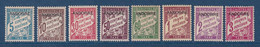 ⭐ Andorre Français - Taxe YT N° 1 à 8 ** - Neuf Sans Charnière - 1931 Et 1932 ⭐ - Unused Stamps