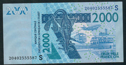 W.A.S. GUINEA BISSAU P916St 2000 FRANCS (20)20    VF  NO P.h. - West-Afrikaanse Staten