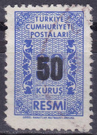 Turquie (Service) YT 80 Mi 84 Année 1963 (Used °) - Official Stamps