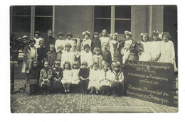 Antwerpen  FOTOKAART  ...ter Herinnering Aan Zijne Bisschopwijding 25 April 1926  Meisjesschool N° 16  Bisschop Van Roey - Antwerpen