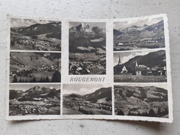 CPA SUISSE ROUGEMONT Multivues 1950 - Rougemont