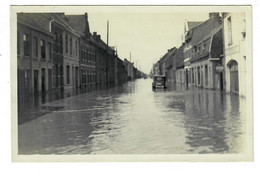 Roeselare   FOTOKAART  Overstroming 1925   Diksmuidesteenweg - Roeselare