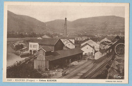 A074   CPA  ELOYES (Vosges)  Usines KIENER    ++++++++++ - Pouxeux Eloyes