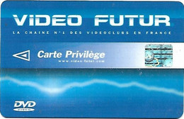 @+  Carte VIDEO FUTUR Privilège - Avec Adresse Internet Au Recto - Video Futur