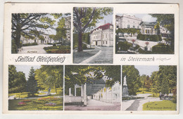 C3899) GLEICHENBERG In Steiermark - Tolle Mehrbild AK Mit Wandelbahn Kurhaus Wickenburg Denkmal 1930 - Bad Gleichenberg