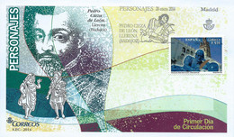 FDC - PERSONAJES - AÑO 2014 - Nº EDIFIL 4851 - FDC