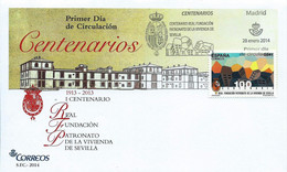 FDC - CENTENARIOS  - AÑO 2014 - Nº EDIFIL 4853 - FDC