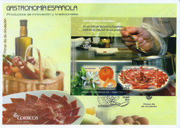 FDC - GASTRONOMIA ESPAÑOLA - AÑO 2014 - Nº EDIFIL 4886 - FDC