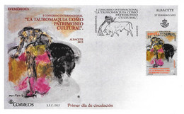 FDC - CONGRESO TAUROMAQUIA - AÑO 2015 - Nº EDIFIL 4952 - FDC