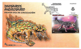 FDC - DINUSAURIOS - AÑO 2015 - Nº EDIFIL 4966 - FDC