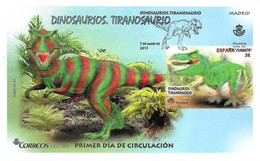 FDC - DINUSAURIOS - AÑO 2015 - Nº EDIFIL 4967 - FDC