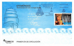 FDC - CULTO A LA VIRGEN DEL MAR - AÑO 2015 - Nº EDIFIL 4972 - FDC