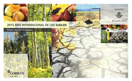 FDC - AÑO INTERNACIONAL DE LOS SUELOS - AÑO 2015 - Nº EDIFIL 4976 - FDC