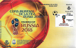 FDC - MUNDIAL DE RUSIA 2018 - AÑO 2018 - Nº EDIFIL 5231 - FDC