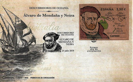 FDC - PERSONAJES - AÑO 2018 - Nº EDIFIL 5245 - FDC