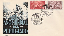 FDC - AÑO REFUGIADO - AÑO 1961 - Nº EDIFIL 1326-27 - FDC