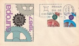 FDC - EUROPA - AÑO 1967 - Nº EDIFIL 1795-96 - FDC